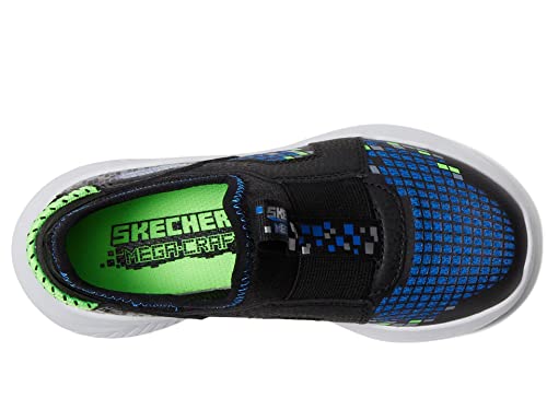 Skechers Kids Boys Ultra Flex 3.0-Triple Pointz Sneaker, Black/Blue/Lime,5.5 Big Kid - image 2
