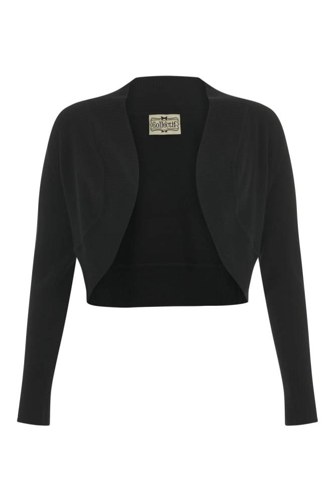 CollectifJean Bolero Antique Black, Bolero 60s