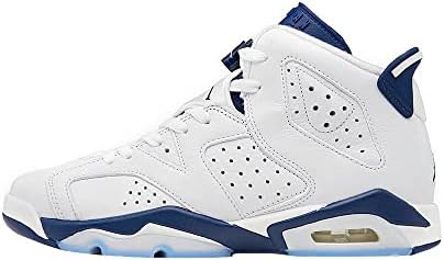 Jordan Air Jordan 6 Retro (Big Kid) White/Midnight Navy 5.5 Big Kid M