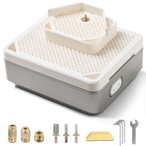 10 Best Professional Stained Glass Grinder for Precise Crafting and Shaping Diamond Aquagrinder 2.0 - Upgraded Double-layer Glass Grinder for Stained Glass, 4000r/min Stained Glass Grinders with 1/8