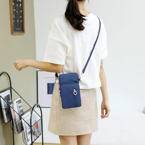 Image of JANKS Small Crossbody Bag for Women - Mini Phone Purses with Crossbody Strap and Wallet - Nylon Arm Bag