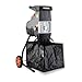 FUXTEC Biotrituratore Elettrico FX-EGH2800T – Cippatrice con Potenza 2800 W – Sistema a rullo silenzioso – Cestello raccolta 60 L – Protezione anti-inceppamento – Tritura rami fino a 44 mm