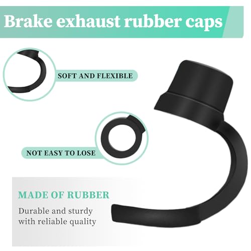 Gtile US20240809002 100Pcs Brake Bleeder Rubber Caps Dust Cover Brake Bleed Nipple Cap, Universal Brake Bleeder Screw Caps, Automotive Brake Bleeder Screw Caps thumb #2
