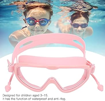 Kinderzwembril met oordopjes Waterdicht Geen lekkage Anti-condens UV- bescherming Heldere lens 3-15 jaar Kinderen Siliconen duikbril Duikuitrusting – koop de beste producten in de online winkel