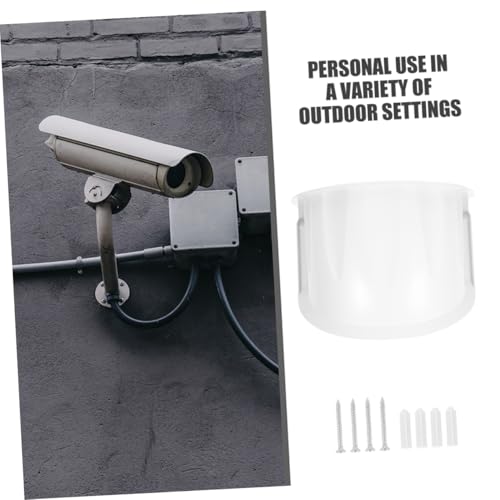 Cubierta de cámara de exterior con diseño de triple techo protector contra lluvia 6