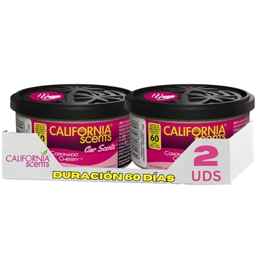 California Scents Pack de 2 - Ambientador de Coche con Fragancia,...