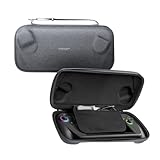 Spigen Klasden Gaimg Sacoche Compatible avec ASUS Rog Ally / Rog Ally X / MSI Claw A1M / MSI Claw 7AI+ Sacoche avec Deux Options de Transport et dragonne   Gris Anthracite