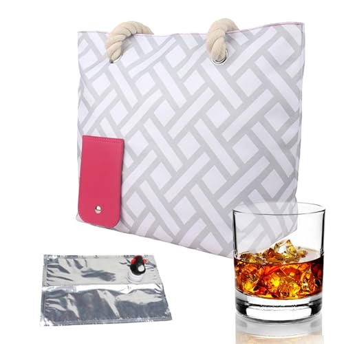 Bolsa de vino tinto térmica para tus días de playa, conciertos y pícnics al aire libre
