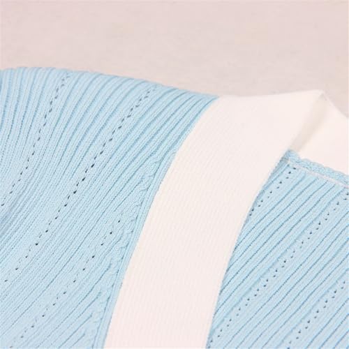 Women's Single Breasted V Neck Knitted Cardigan Tops Long Sleeve Sweater Knitwear3