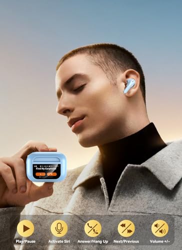 Image of Bucephalus Wireless Earbuds, Bluetooth 5.4 Ear Buds, ENC Noise Cancelling Headphones with 48H Playtime, Bass Stereo Sound, Compatible with iPhone Air /17 /16 /15 /14 /Android, Pad