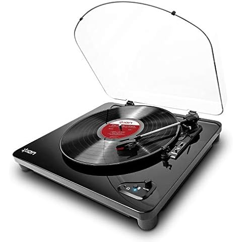 ION Audio Air LP - Reproductor de discos de vinilo Bluetooth con USB Cover