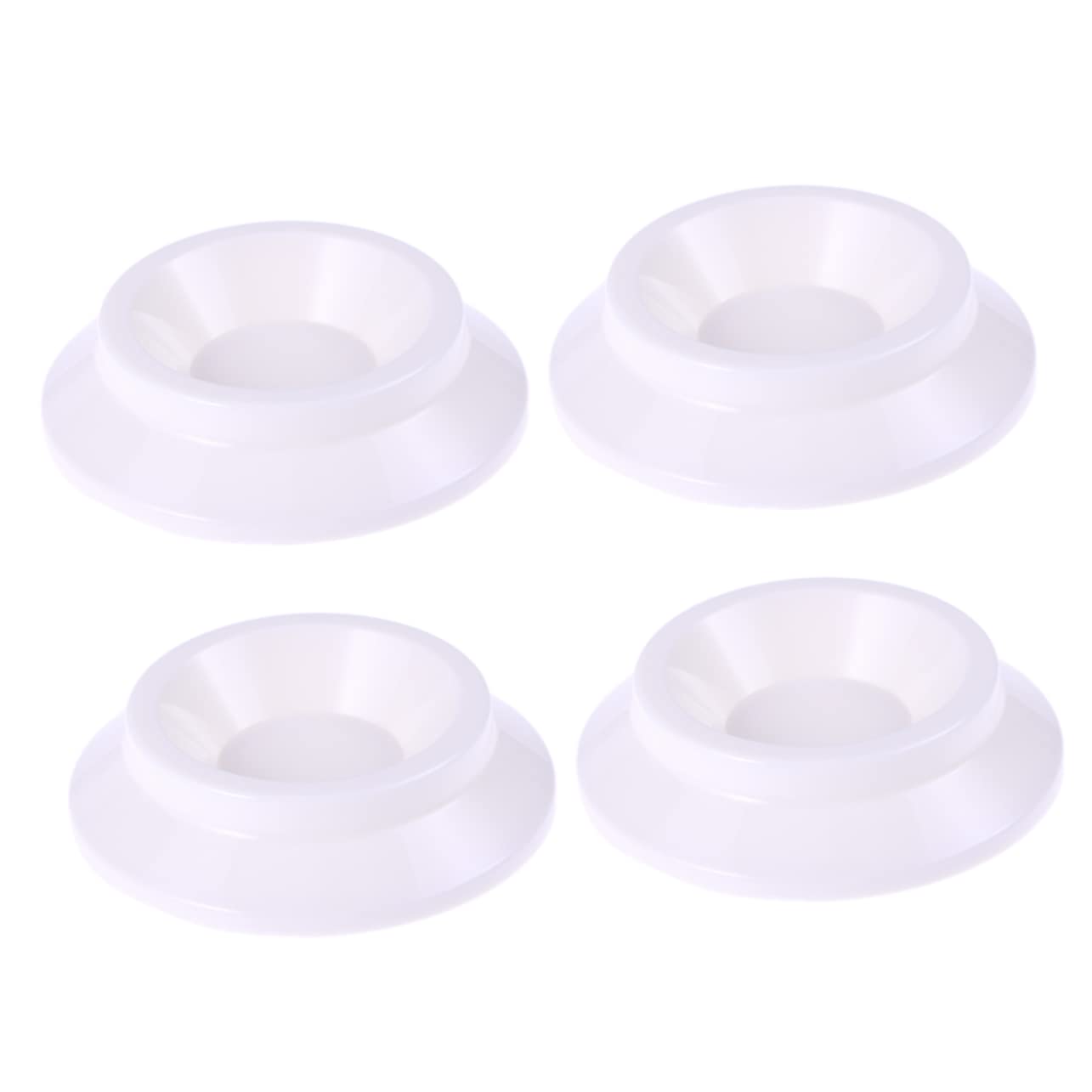 Hemoton 4pc Non-slip Piano Caster Cups for Hardwood Floors Grand Piano Wheel Protectors Stain-resistant Mats