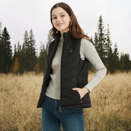 Kovnlo Heated Vest For Women With Battery Pack Included, Warming Slim Fit Rechargeable Electric Heating Vest #TOP7