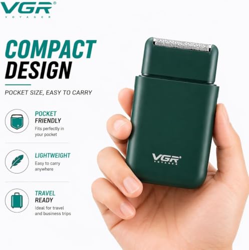 VGR V-390 Electric Shaver, Black - Image 7