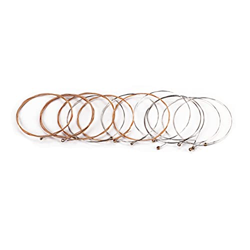 ERINGOGO 12-piece Set Stainless Steel Guitar Strings for Electric Guitar High-tension Strings for Parts Accessories
