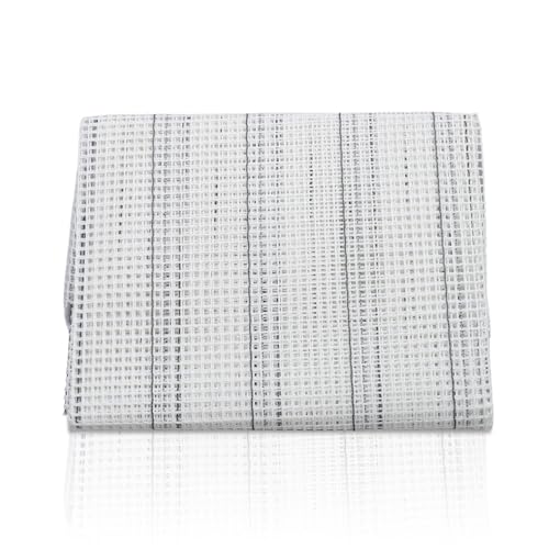 Latch Hook Canvas, Mesh Canvas Sheets Blank Rug Hooking Mesh DIY Mesh Canvas Sheet Blank Hooking Mesh for Crafts Supplies Making Canvas (50 * 150cm)