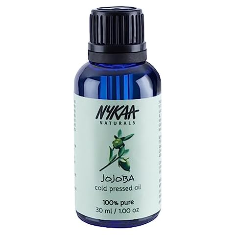 Nykaa Naturals 100 Percent Pure Cold Pressed Oil Suitable for Normal and Sensitive Skin - Jojoba - 1.01 oz Cover