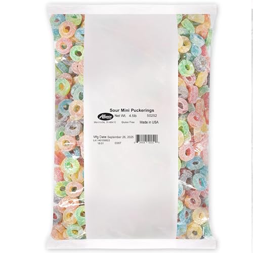 Albanese World's Best Sour Mini Puckerings | 4.5lbs of Bulk Gummi Candy - image 1