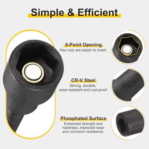 Foret pour tourne-écrous 11mm long pour bloquer vos vis sans glisser