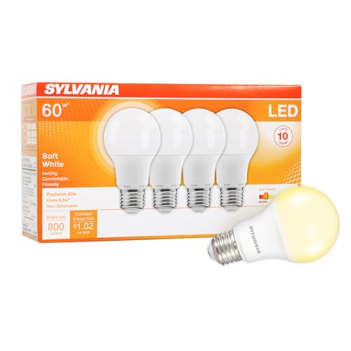 Sylvania LED Light Bulb, 60W Equivalent A...