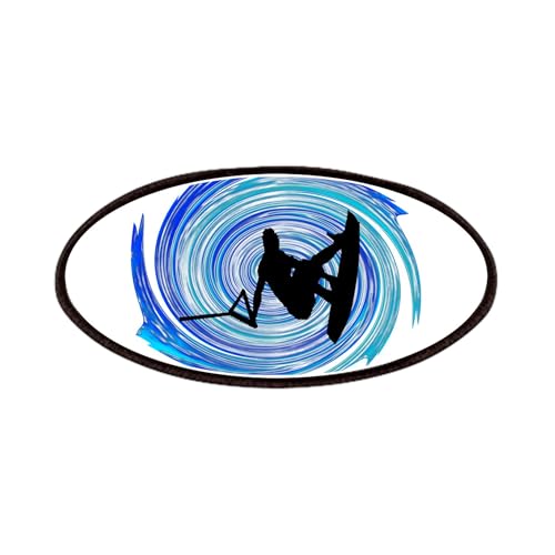 CafePress WAKEBOARD Patch, 4