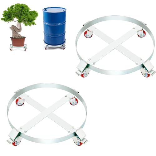 VEVOR 2-Pack 55 Gallon Drum Dolly with Casters