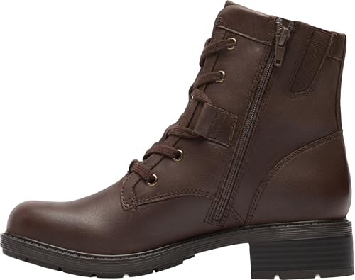 Clarks Clarks Womens Hearth Parker Brown Leather 7 Medium