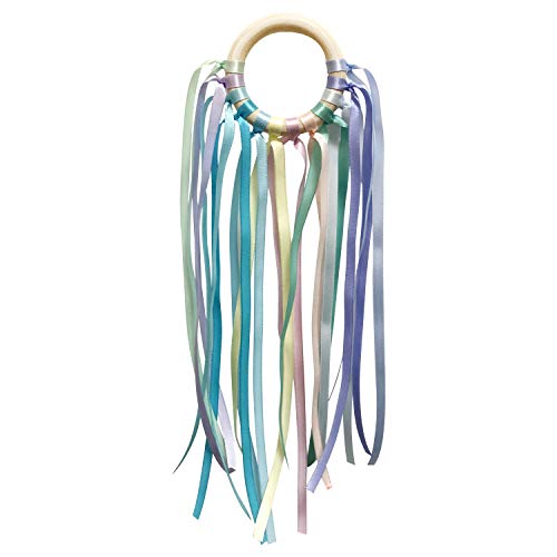 Hecho a Mano en Madera Natural Cinta Mordedor Brazalete Bebé Niños Ducha Mordedores Juguete - Mordedores A