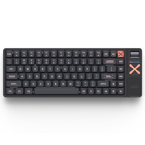 Image of IQUNIX Magi75 Pro Low-Profile Wireless Mechanical Keyboard 75% Layout, Hot-Swappable Creamy Linear, RGB Backlit, Full Aluminum, VIA Customizable for Mac /Windows /Linux (Media Controls)