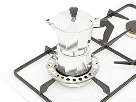 KitchenCraft Gas Ring Reducer Trivet, Galvanised Iron, 12 cm, Silver