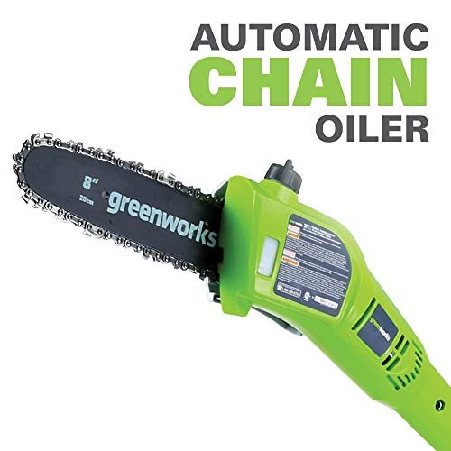 Greenworks 8.5' 40V Cordless Pole Saw, 2.0 AH Battery Included 20672