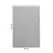 BCP 100pcs PVC Plastic Transparent Frosted Vertical ID Credit Card Holder Business Card Protector Sleeve
