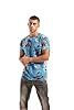 RONOMO Men's Round Neck Short Sleeved T-Shirt | Medium Elasticity | Soft and Breathable | Pre Shrunk Treatment| (TY Blue 4XL) #1