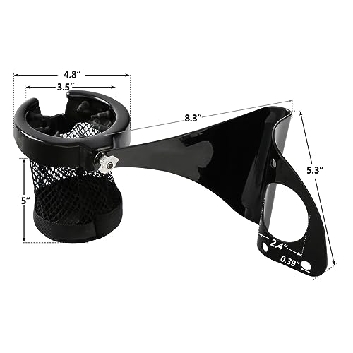Portavasos TCMT para pasajero Harley Touring 2014-2023 miniatura 3