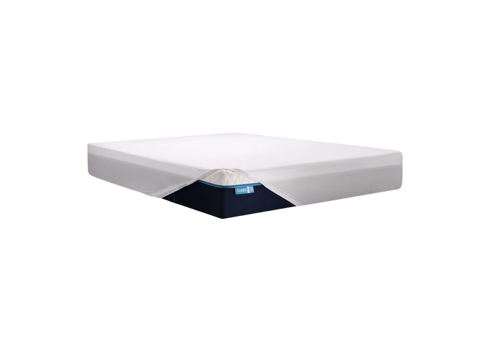 Simba TripleShield Bamboo mattress protector – waterproof, cooling comfort, quiet fit, up to 40cm deep – double 135 x 190 cm