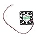 SODIAL(R) 40 mm 4 cm 2 Pin 7 Lame Computer Chipset ventola di raffreddamento DC 24V
