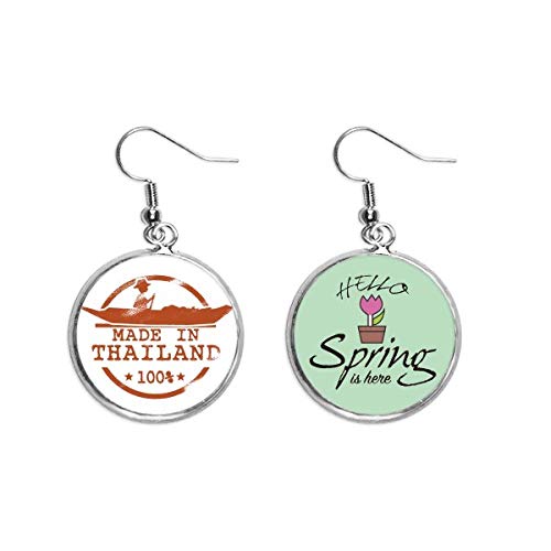 Pendientes de kayak inspirados en Tailandia el regalo de joyería ideal