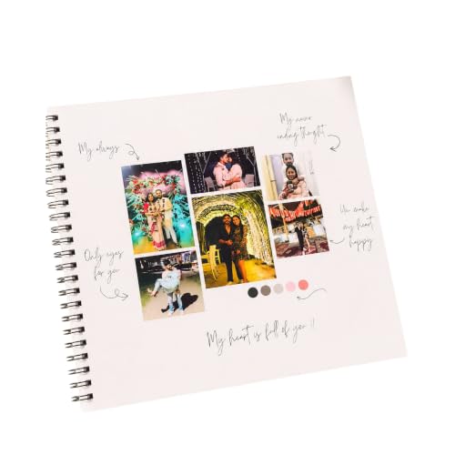Image of HBH Anniversary Memory Album with Custom Photo Inserts Keepsake