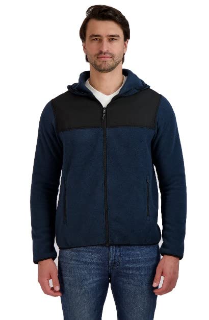 Swiss Alps Mens Full Zip Hooded Performance Polar Fleece Jacket Sweatshirt With Pockets Long Sleeve Fleece Outdoor Jacket2