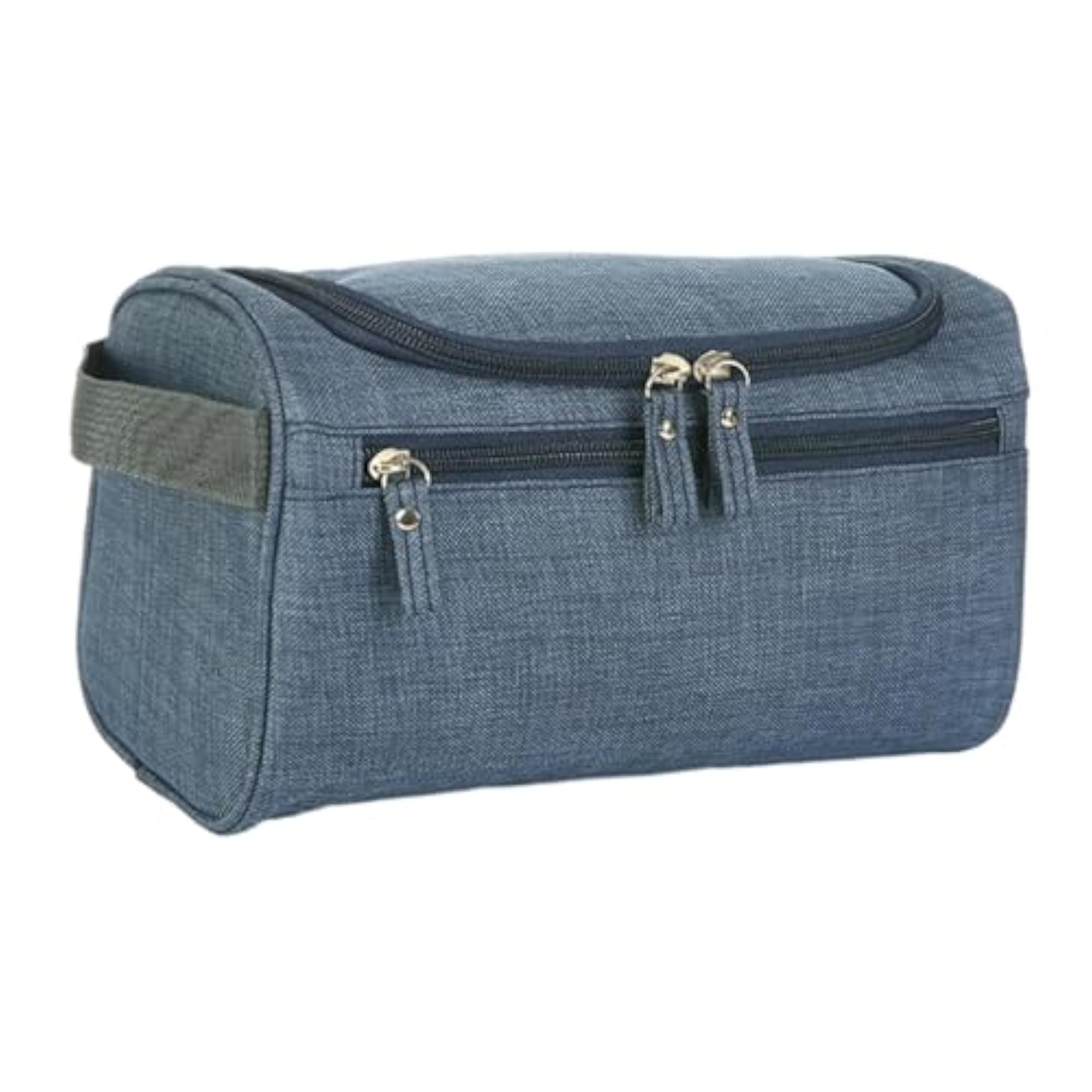 Portable Travel Toiletry Bag with Handle, Large Capacity Navy