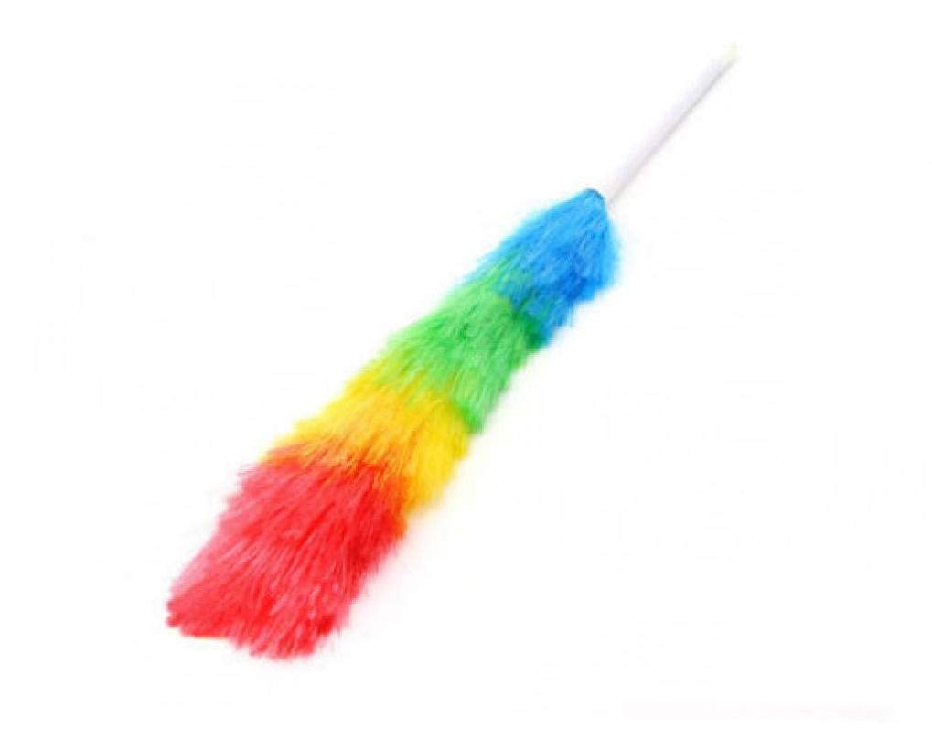 Froiny Colorful 1Pc Antistatic Duster, Cleaning Feather Brush With Handle, Household Cleaning Tools