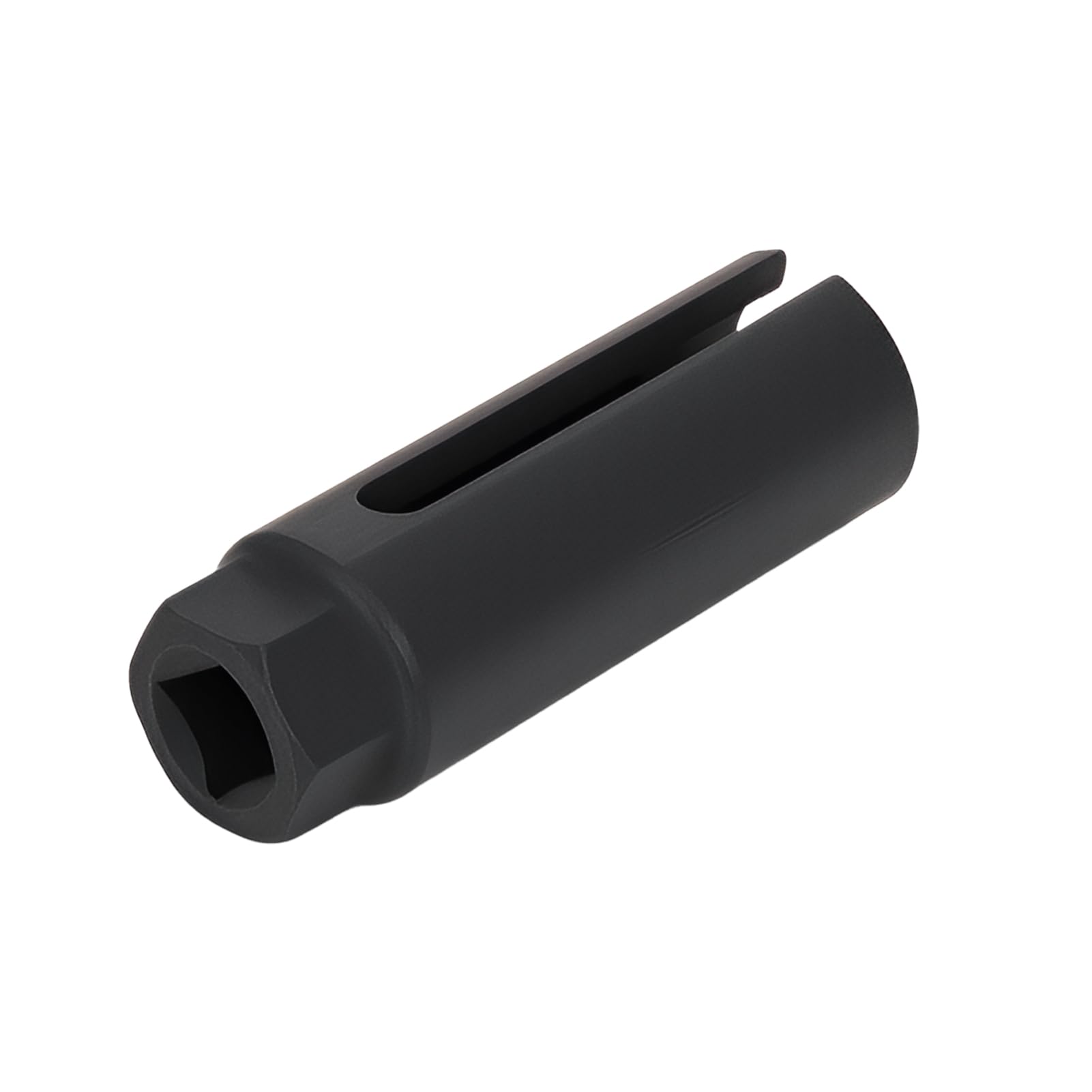 Oxygen Sensor Socket with Side Wire Cutout, 1/2" Drive X 22mm O2 Sensor Socket Universal Oxygen Sensor Removal Tool for Motorcycle Car to Prevent Wires Damage