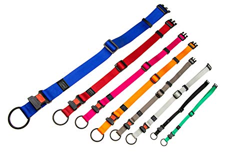 Karlie Art Sportiv Plus Halsband verstellbar neue universal Farben Mix and Match L: 45 - 65 cm B: 25 mm L schwarz