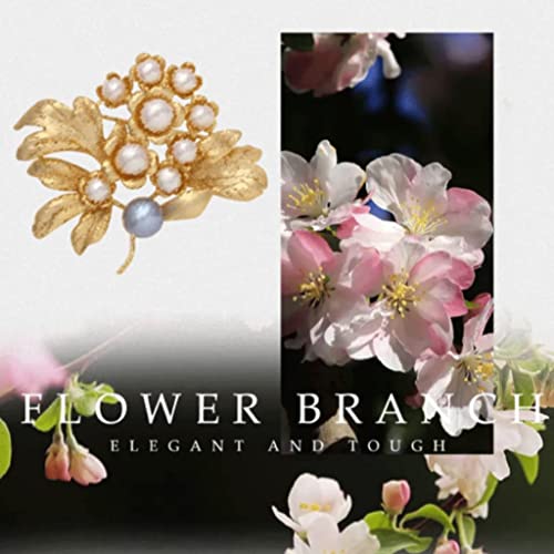Broche fleur dorée : fixez vos châles avec cette épingle haut de gamme