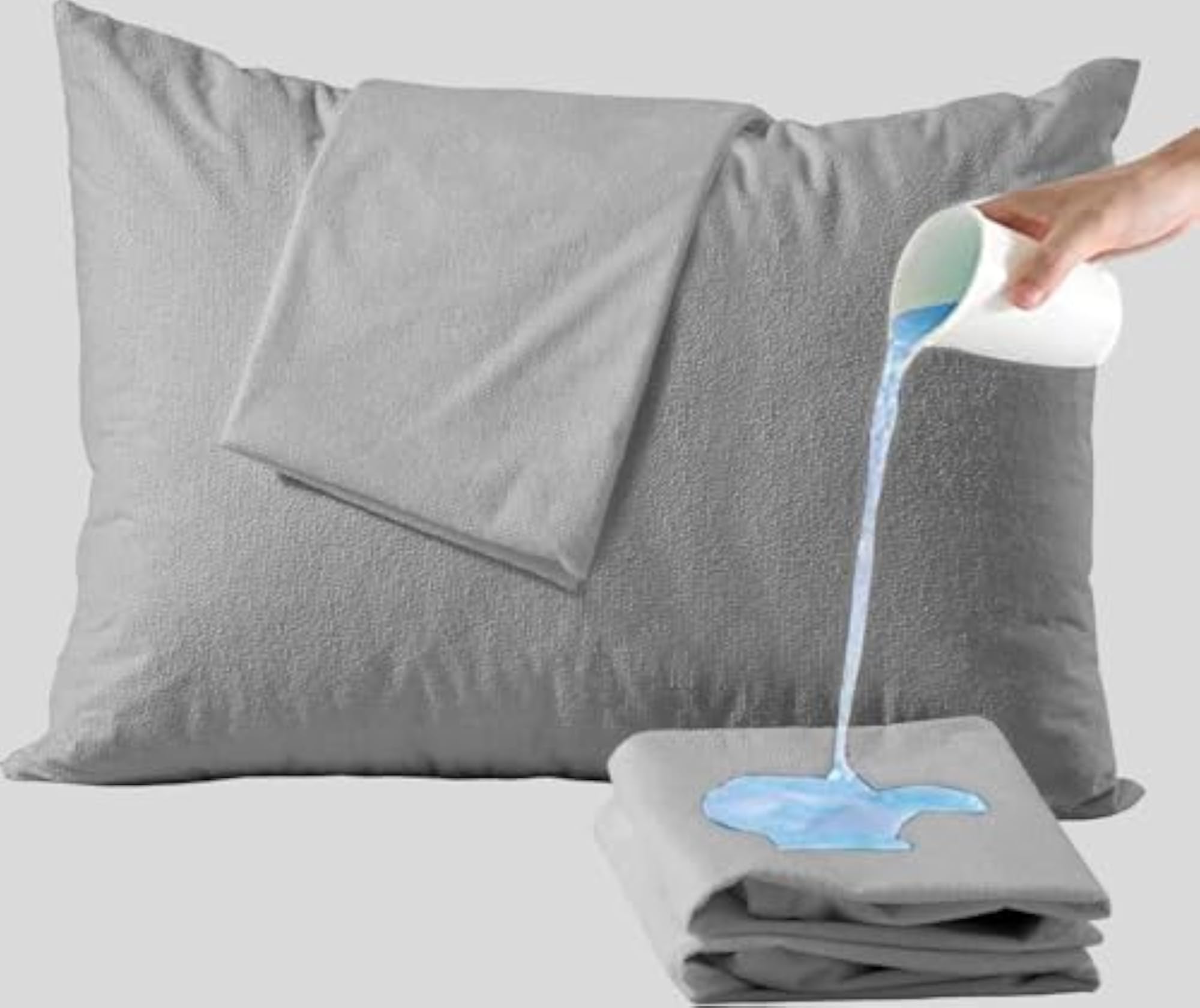 Ultra Soft Terry Waterproof Pillow Protector Cover
