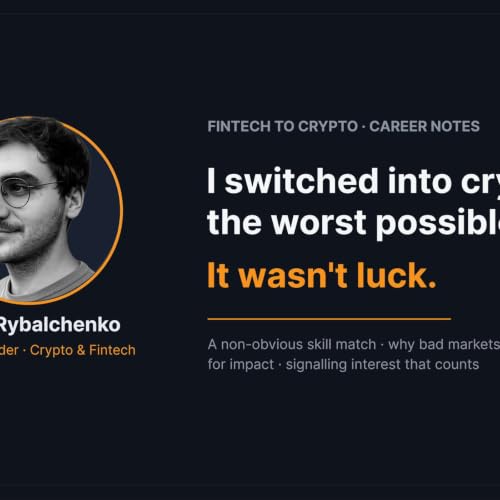 How I Broke Into Crypto During the Market Bottom