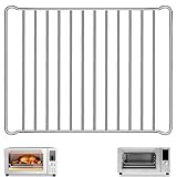 Picture of GWYXC Air Fryer Replacement Parts for Nuwave Bravo 12 in 1 21 Qt Air Fryer Toaster Oven, Stainless Steel Air Fryer Wire Rack Accessories Roasting Steamer Grill Racks Baking Tray