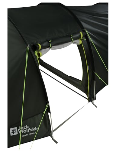 Jack Wolfskin North Tunnel II Tienda de Campaña Automática Acampada, Adultos Unisex, Islandia Moss, Talla única
