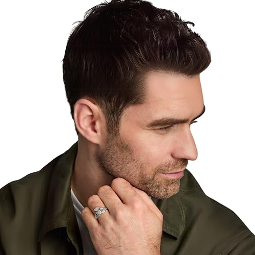 Biddy Murphy Irish Claddagh Ring For Men, 925 Sterling Silver Men's Traditional Celtic Masculine Claddagh Ring Imported Direct from Ireland3