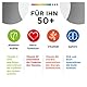 Multivitamin - Centrum Für Ihn 50+ – Hochwertiges Nahrungsergänzungsmittel mit Mikronährstoffen – Speziell für Männer ab 50 – Vitamine, Mineralstoffe, Spurenelemente – 1 x 60 Tabletten